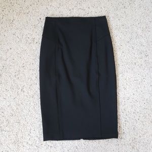 Express High Waisted Full Zip-Back Pencil Skirt